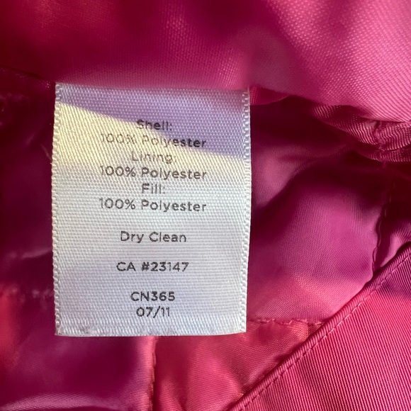 Talbots jacket pink polyester size 6 - Picture 3 of 9